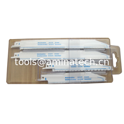 Reciprocating saw blade  set  8pc Bi-Metal Demolition blade wood,wood with nails 10/14TPI 6/12TPI fournisseur