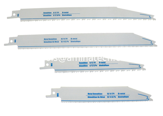 Reciprocating saw blade  set  8pc Bi-Metal Demolition blade wood,wood with nails 10/14TPI 6/12TPI fournisseur