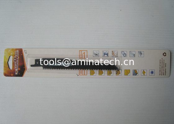 Lame de scie alternative W606B HCS 6 pouces 150mm pour matériaux bois, dents fraisées fournisseur