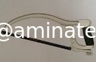 Hand saw frame Aluminium Hacksaw Frame With Soft Grip  300mm saw blade fournisseur