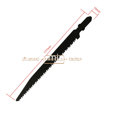 Lame de scie sauteuse en acier au carbone T101BFR à dents inversées, Taille : 117 mm x 10 x 12 T fournisseur
