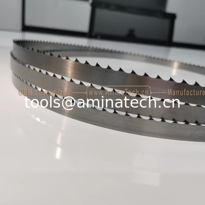 Lames de scie à ruban au carbone pour viande et os congelés Taille : 1650 mm x 16 mm x 4 D fournisseur