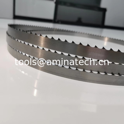 Lames de scie à ruban au carbone pour viande et os congelés Taille : 1300 mm x 16 x 4T fournisseur
