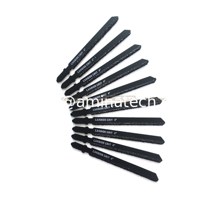 Tungsten Carbide Gritted Jig Saw Blade T-Shapc in Bulk 100mmX75x8,Grind tiles and clean up crevices,Reciprocating  Saw fournisseur