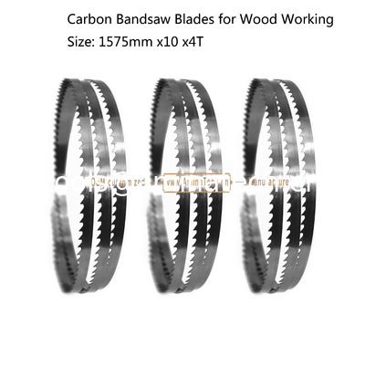 Carbon Band Saw Blades for Wood Working  Size: 1575mm x10 x4T fournisseur