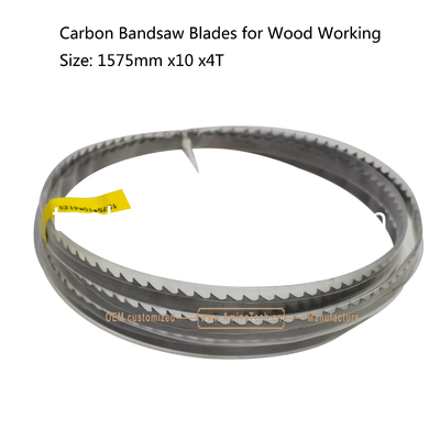 Carbon Band Saw Blades for Wood Working  Size: 1575mm x10 x4T fournisseur