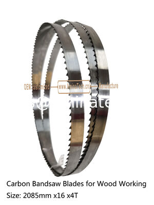 Lames de scie à ruban Aminatech Carbon pour le travail du bois Taille : 2085mmx16x4T fournisseur