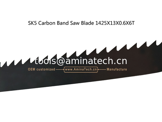 SK5 Lamelle de scie à bande de carbone pour le travail du bois Taille:1425X13X0.6X6T fournisseur