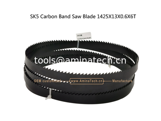 SK5 Lamelle de scie à bande de carbone pour le travail du bois Taille:1425X13X0.6X6T fournisseur
