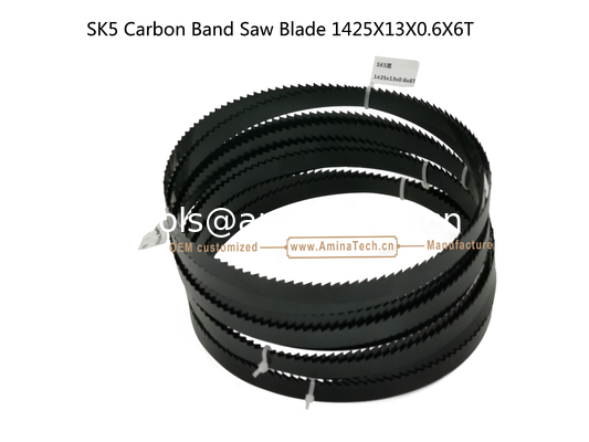 SK5 Lamelle de scie à bande de carbone pour le travail du bois Taille:1425X13X0.6X6T fournisseur