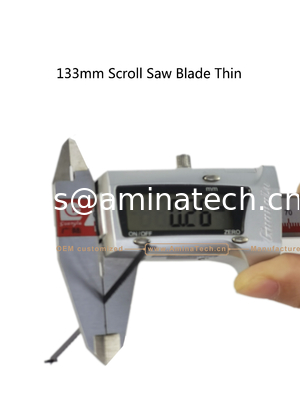 133mm Scroll Saw Blade Thin, Power Cut for Carton Moulder ,Parts of power machine to cut Wood plyer or Carton fournisseur
