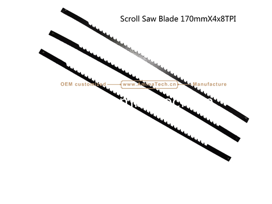 Lame de scie à chantourner 170mmX4x8TPI Coupe bois, plastique, métal de faible dureté fournisseur