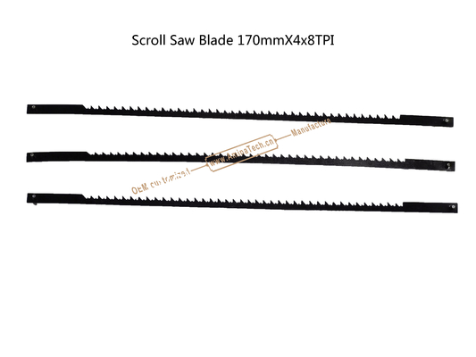 Lame de scie à chantourner 170mmX4x8TPI Coupe bois, plastique, métal de faible dureté fournisseur