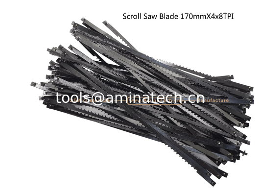 Lame de scie à chantourner 170mmX4x8TPI Coupe bois, plastique, métal de faible dureté fournisseur