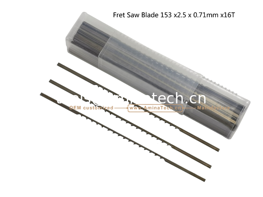 Lame de scie à chantourner 153x2.5x0.71mmx16T Coupe bois, plastique fournisseur