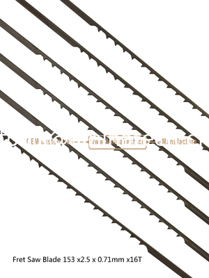 Lame de scie à chantourner 153x2.5x0.71mmx16T Coupe bois, plastique fournisseur