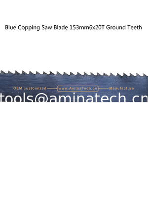 Blade de scie bleue 153mm6x20T Dents broyés Couper du bois, du plastique, du métal de faible dureté fournisseur