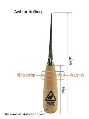 Alène de perçage 125mmX60 Elle est fournie avec le coffret d'outils Junior pour aider à percer la planche et à compléter le tableau de peinture. fournisseur