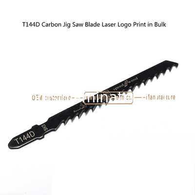 Lame de scie sauteuse au carbone T144D avec impression laser du logo en vrac, dimensions : 100mmx8x6T, pour la coupe du bois, lame de scie alternative fournisseur