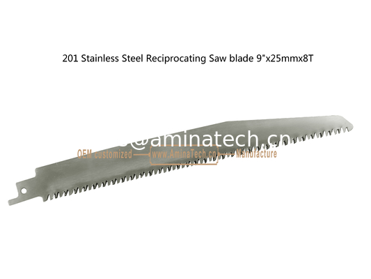 201 Lampe de scie de 9"x25mmx8T, coupe de bois, bambou, plastique, viande congelée, os fournisseur