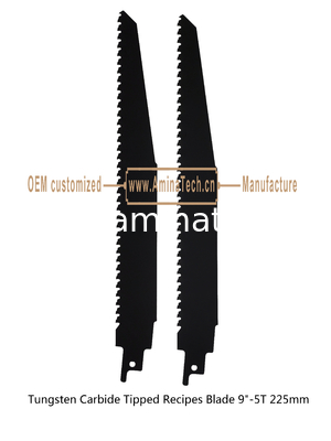Tungsten Carbide Tipped Recipes Blade 9"-5T 225mm,Cutting Porous Concrete,Red Brick,Fiber Cement,Epoxy Resin fournisseur