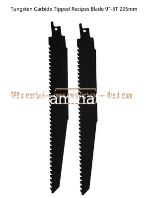 Tungsten Carbide Tipped Recipes Blade 9"-5T 225mm,Cutting Porous Concrete,Red Brick,Fiber Cement,Epoxy Resin fournisseur