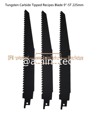 Tungsten Carbide Tipped Recipes Blade 9"-5T 225mm,Cutting Porous Concrete,Red Brick,Fiber Cement,Epoxy Resin fournisseur