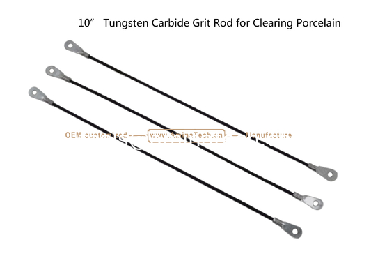 Tige abrasive en carbure de tungstène de 10" pour le nettoyage de la porcelaine, la coupe de carreaux fournisseur