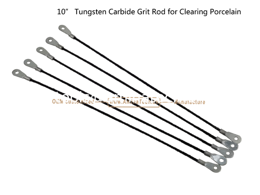 Tige abrasive en carbure de tungstène de 10" pour le nettoyage de la porcelaine, la coupe de carreaux fournisseur