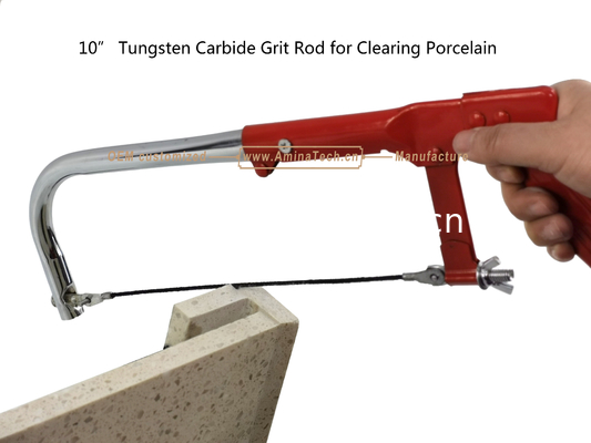 Tige abrasive en carbure de tungstène de 10" pour le nettoyage de la porcelaine, la coupe de carreaux fournisseur