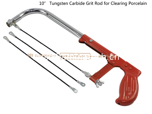 Tige abrasive en carbure de tungstène de 10" pour le nettoyage de la porcelaine, la coupe de carreaux fournisseur