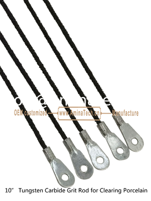 Tige abrasive en carbure de tungstène de 10" pour le nettoyage de la porcelaine, la coupe de carreaux fournisseur