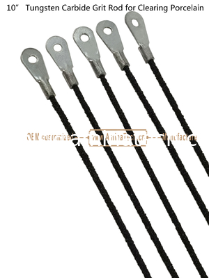 Tige abrasive en carbure de tungstène de 10" pour le nettoyage de la porcelaine, la coupe de carreaux fournisseur