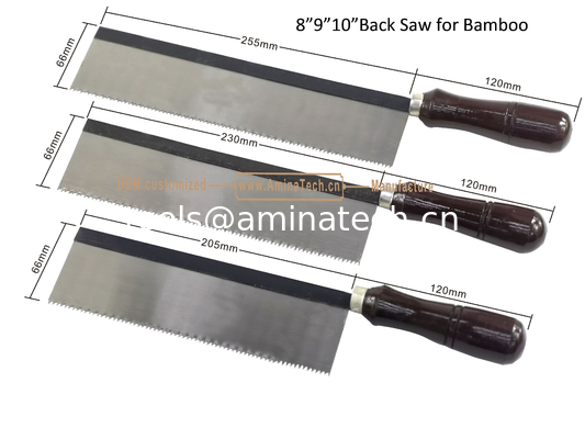 8"9"10" Back Saw for Bamboo,Cutting Wood and Bamboo fournisseur