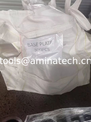 Plaque de base de l'échafaudage d'Aminatech 150 mm Taille:150 mmX150X100Xφ18, Base de l'échafaudage fournisseur