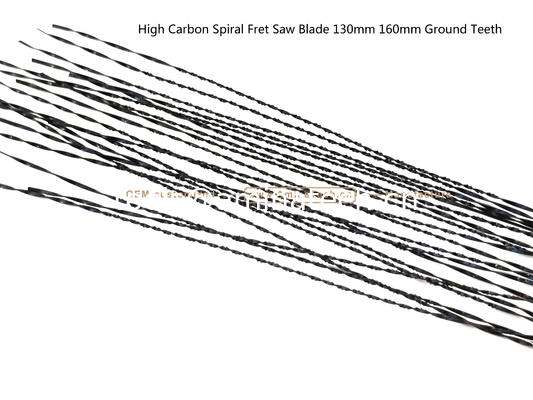 Blade de scie à friture en spirale à haute teneur en carbone 130 mm 160 mm dents moulues, trous de sculpture sur bois ou PVA pour les publicités fournisseur