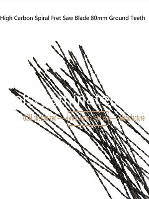 Lame de scie à chantourner hélicoïdale à haute teneur en carbone 80mm dents affûtées, coupe puissante pour mouleur de carton, perçage de trous sur bois ou PVA fournisseur