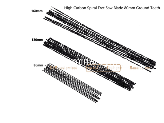 Lame de scie à chantourner hélicoïdale à haute teneur en carbone 80mm dents affûtées, coupe puissante pour mouleur de carton, perçage de trous sur bois ou PVA fournisseur