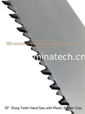 Aminatech 20"Sharp Teeth Hand Saw with Plastic Rubber Grip,Cutting Wood fournisseur