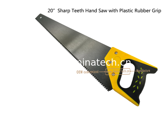 Aminatech 20"Sharp Teeth Hand Saw with Plastic Rubber Grip,Cutting Wood fournisseur