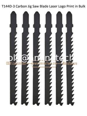 T144D-3 Carbon Jig Saw Blade Laser Logo Print in Bulk,Size:100mmx8x6T,Cutting Woods,Reciprocating Saw Blade fournisseur
