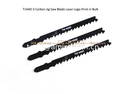 T144D-3 Carbon Jig Saw Blade Laser Logo Print in Bulk,Size:100mmx8x6T,Cutting Woods,Reciprocating Saw Blade fournisseur
