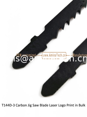 T144D-3 Carbon Jig Saw Blade Laser Logo Print in Bulk,Size:100mmx8x6T,Cutting Woods,Reciprocating Saw Blade fournisseur
