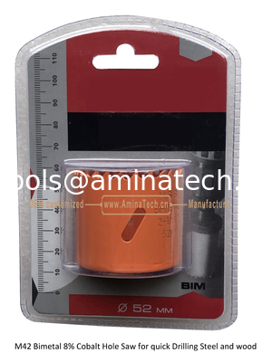 M42 Bimetal 8% Cobalt Sage à trous pour forage rapide Acier et bois, outils électriques fournisseur