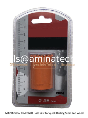M42 Bimetal 8% Cobalt Sage à trous pour forage rapide Acier et bois, outils électriques fournisseur