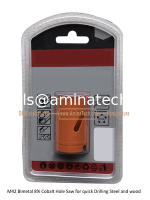 M42 Bimetal 8% Cobalt Sage à trous pour forage rapide Acier et bois, outils électriques fournisseur