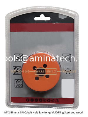 M42 Bimetal 8% Cobalt Sage à trous pour forage rapide Acier et bois, outils électriques fournisseur