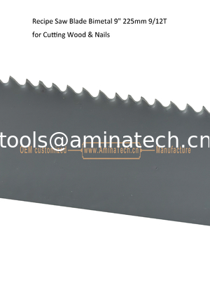 Lame de scie alternative, scie sabre bimétal Flex 9" 225mm 6/12T Progressive Efficace pour bois et clous, outils électriques fournisseur