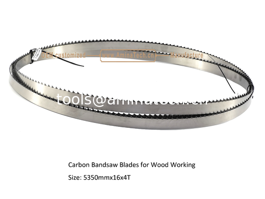 Lames de scie à ruban au carbone pour le travail du boisTaille : 5350mmx16x4T,Outils électriques,Coupe du bois fournisseur