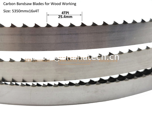 Lames de scie à ruban au carbone pour le travail du boisTaille : 5350mmx16x4T,Outils électriques,Coupe du bois fournisseur